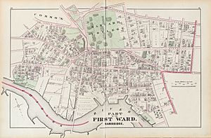 Harvard Square Hopkins Map 1873
