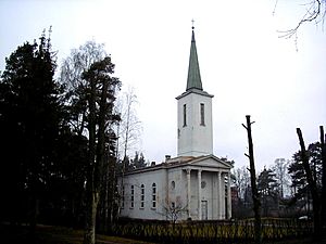 Ikšķiles luterāņu baznīca 2000-12-03