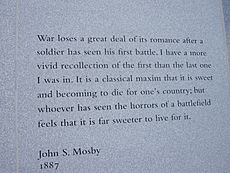 John S. Mosby inscription in Scranton, PA MG 1534