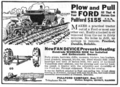 Pullford auto-to-tractor conversion advert 1918