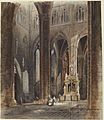 Roberts, David, Interior of Amiens Cathedral, ca. 1827