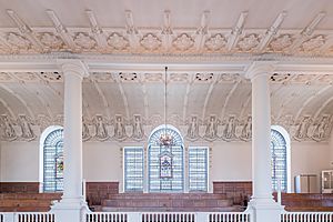 St Botolph's Aldgate ceiling detail, London, UK - Diliff
