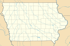 Highlandville, Iowa is located in Iowa