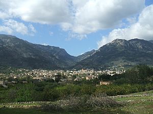 Panorama of Sóller from the north
