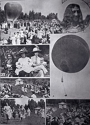 Annual gala at Wainoni Park, 1914