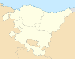 Azpeitia is located in Basque Country