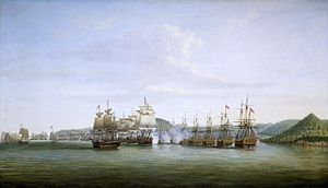Bataille de Sainte Lucie entre d'Estaing et Barrington 1778 - BHC0422,.jpg