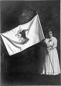 Ella Park Lawerence and the Illinois State Flag