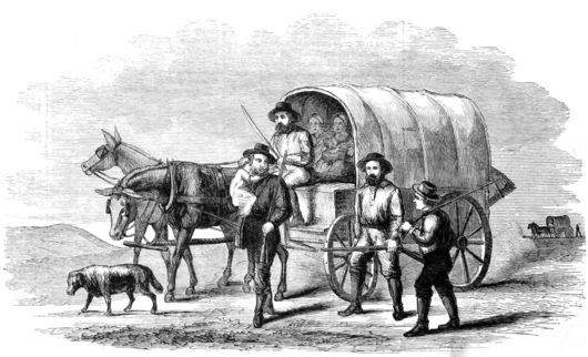 Emigrants crossing the Plains 1859