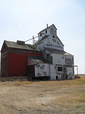 Oldest grain elevator in Alberta, located in Raley