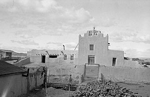 Laguna Mission, 1934. Photo: Historic American Buildings Survey