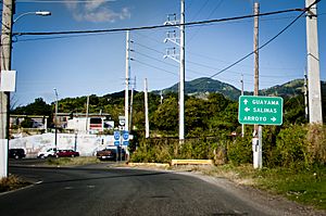 Near Highway 54 junction in Machete