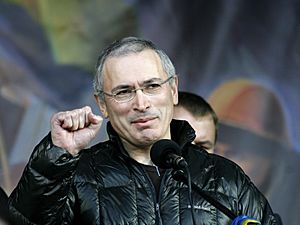 Mikhail Khodorkovsky in Kyiv