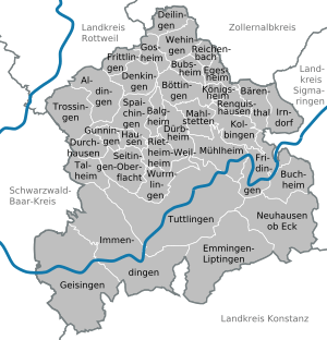 Municipalities in TUT