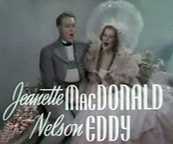 Nelson Eddy and Jeanette MacDonald in Sweethearts trailer