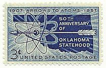 Oklahoma 1957 Statehood Stamp