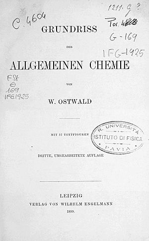 Ostwald, Wilhelm – Grundriss der allgemeinen Chemie, 1899 – BEIC 6560168