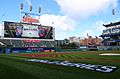Progressive Field, hours before Game 1 of the 2016 World Series