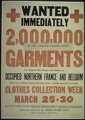 "Wanted Immediately. 2,000,000 Garments for destitute Men, Women, and children in occupied Northern France and... - NARA - 512616