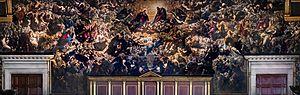 (Venice) Jacopo Tintoretto - Gloria del Paradiso - Sala del Maggior Consiglio