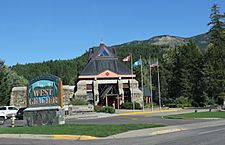 Alberta Tourism Centre at West Glacier Montana USA