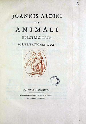 Aldini, Giovanni – De animali electricitate, 1794 – BEIC 12443205