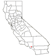 Location of Downey, California