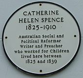 Catherine Helen Spence plate, Melrose