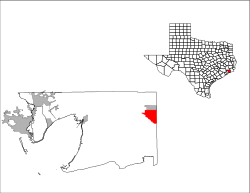 Location of Stowell, Texas