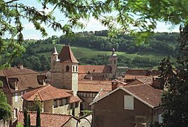 A general view of Figeac