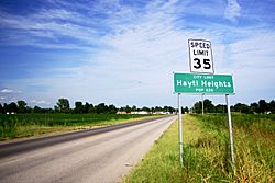 Route 84 in Hayti Heights