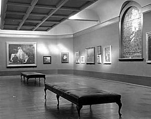Interior of the Vancouver Art Gallery