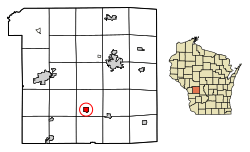 Location of Norwalk in Monroe County, Wisconsin.