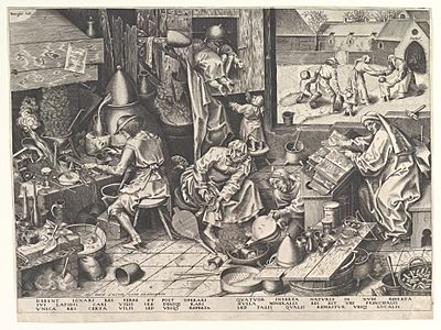 Pieter Brueghel the Elder-The Alchemist