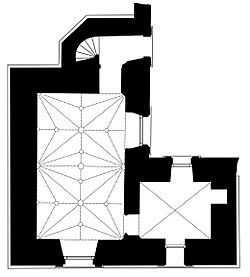 Plan of the Jewel Tower