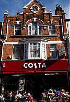 Sutton, Surrey, Greater London - Costa Coffee bar building
