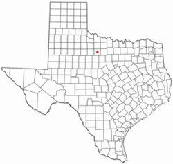 Location of Throckmorton, Texas