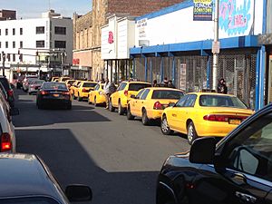Taxi Stand in Getty Square,Yonkers