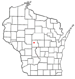 Location of Richfield, Wood County, Wisconsin