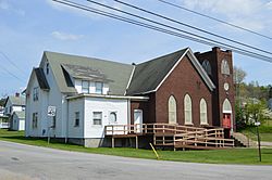Methodist church on First Street