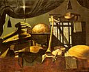 Baschenis, Evaristo, Studio of ~ Still Life with Musical Instruments, undated, oil on canvas, Wallraf-Richartz-Museum, Cologne