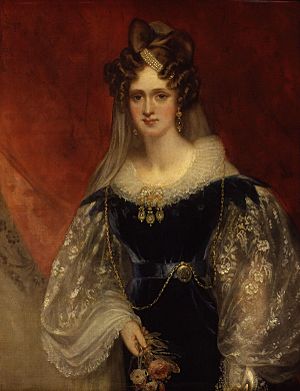 Queen Adelaide in her late 30s