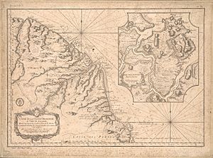 Carte de la Guyane françoise et l'isle de Cayenne (Bellin, 1763)