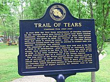 Cherokee Heritage Center - Trail of Tears Schild 2