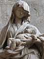 Détail statue «Notre-Dame du Voeu» - chapelle Sainte-Marguerite, cathédrale de Rouen