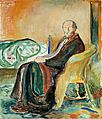 Edvard Munch - Self-Portrait with the Spanish Flu (1919)