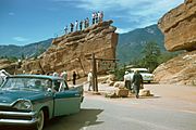Garden of the Gods Park , Colorado , 1950's , Kodachrome by Chalmers Butterfield