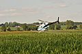 Helicopter crop dusting, Iowa 12