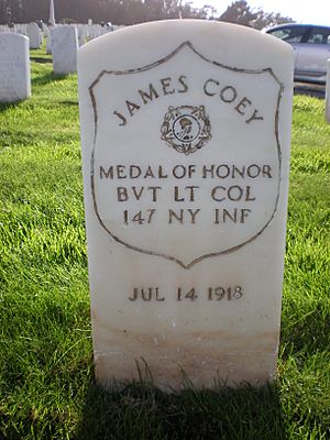 James Coey headstone