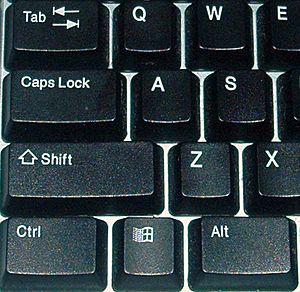 Keyboard-left keys